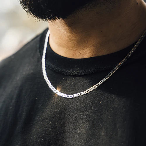 Mariner silver necklace for men