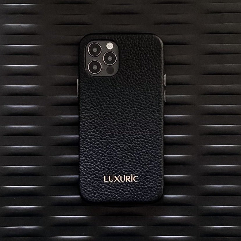iphone case leather black