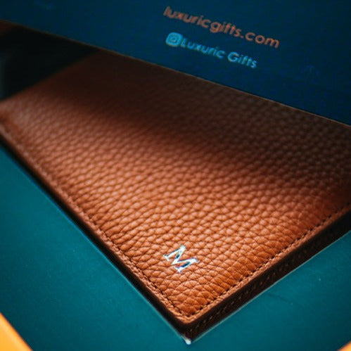 Men wallet with gift box